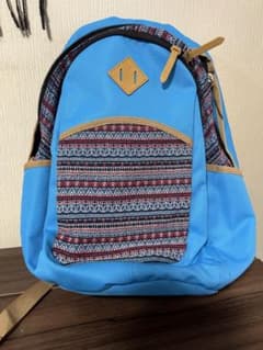 bag Wizard エスニック柄リュック 青のサムネイル
