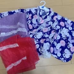 浴衣　キッズ浴衣　夏祭り　子供　セット　4点セットのサムネイル