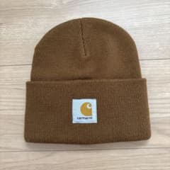 Carhartt ニット帽 ブラウン ビーニーのサムネイル