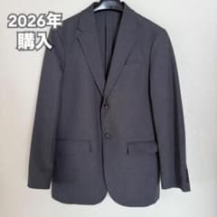 ユニクロ 感動ジャケット ダークグレー Sサイズのサムネイル