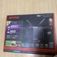 未開封 BUFFALO WXR-5700AX7P Wi-Fi 6 ルーターのサムネイル