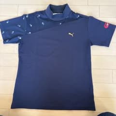 PUMA レディース ゴルフシャツ M ネイビーのサムネイル