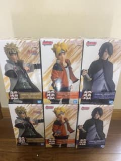 NARUTO 인계 조형 열전 미나토 볼트 사스케 피규어 3종 6체 세트
