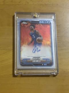 Quentin Grimes Topps Chrome 直筆サインカードのサムネイル