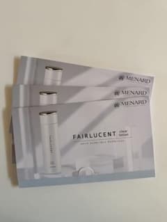 MENARD FAIRLUCENT clear lotion トライアルセットのサムネイル