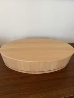 松田美智子さん さわら楕円の飯台 大 専用蓋付 - メルカリ