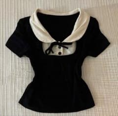 カットソー 夏服 フレンチガーリーのサムネイル