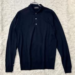 ジョンスメドレー　ウール　ニットポロ John Smedley WOOL & COTTON POLO ジョンスメドレー シ ウール