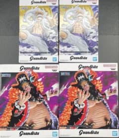 ワンピース 黒ひげ ルフィ Grandista フィギュア ４体セット①のサムネイル
