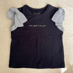 Kate spade NEW YORK Tシャツ ストライプリボン