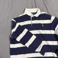 Ralph Lauren ストライプ ポロシャツ Lサイズのサムネイル