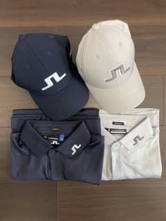 J.LINDEBERG ゴルフウェアセット（ポロシャツ2枚・キャップ2個）のサムネイル