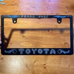ちゅん様オーダー　ナンバーフレーム　TOYOTAのサムネイル
