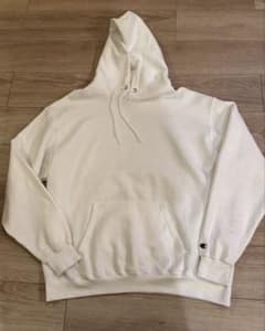 Champion ホワイトフード付きパーカーのサムネイル