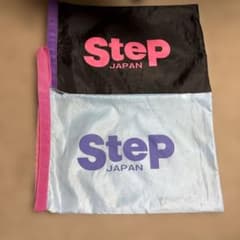 Step JAPAN シューズバッグ ライトブルー ピンクのサムネイル