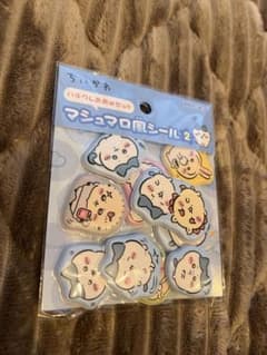 ちいかわ　マシュマロ風シール　ハチワレおおめセットのサムネイル