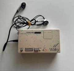 激レア 東芝 ポータブルカセットプレイヤー Walky ウォーキーKT-AS10