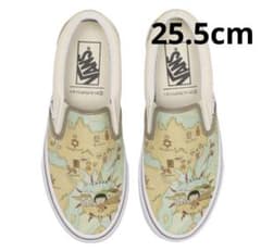 未使用品 VANS ちびまる子 コラボ スニーカー スリッポン 25.5cm 