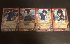 NARUTO カードゲーム うちはサスケ 4枚セットのサムネイル