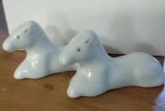 馬の形状の箸置き 2個セット
