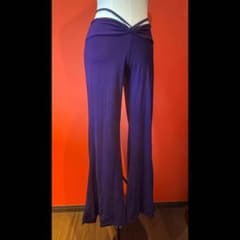 紫色フレアパンツ リボン付きのサムネイル