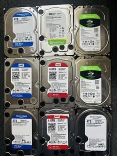 A106-9点セット【ジャンク】3.5インチHDD/4TB*9 - メルカリ
