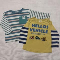 SLAP SLIP Si-Shu-Non 長袖 80 恐竜 車 男の子のサムネイル