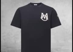 た*き様 MONCLER モンクレール Tシャツ 黒のサムネイル