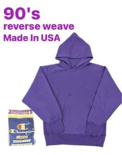 ★珍ピオン★reverse weave フーディー Made In USAのサムネイル