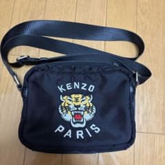 KENZO（ケンゾー）タイガー刺繍ショルダーバッグ (ファスナー破損あり) KENZO（ケンゾー）タイガー刺繍ショルダーバッグ (ファスナー破損あり