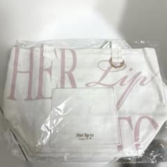 Herlipto 名古屋限定 HLT Logo Tote milky pink - メルカリ