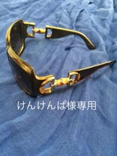 幻！GUCCIオールドグッチバンブーサングラス！ブラウンゴールド激レア美品!のサムネイル