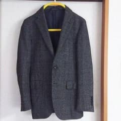unitedarrowsウール100%総裏ジャケットグレンチェック美品のサムネイル