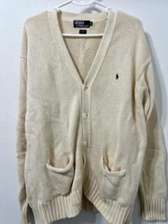 Polo by Ralph Lauren カーディガン L クリームのサムネイル