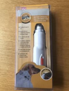 電動ペット犬猫用 爪切り グラインダーのサムネイル