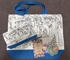 【非売品】AdobeAQUA ノベルティ 大バッグ・ポーチ・ペン・シール ・種のサムネイル
