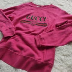 GUCCI ピンク トレーナー サイズ6 し*ん様 GUCCI ピンク トレーナー GUCH BAND し*ん様 GUCCI ピンク