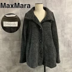 MaxMara アルパカコート 白タグ サイズ40のサムネイル