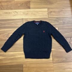 Polo Ralph Lauren ネイビー ケーブルニットセーター S/P - メルカリ