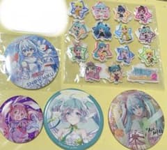 初音ミク　桜ミク　レーシングミク　雪ミク　缶バッジ　セット　ボーカロイド 初音ミク 桜ミク レーシングミク 雪ミク 缶バッジ セット ボーカロイド