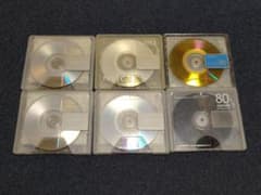 Set of 6 opened MDs