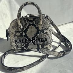 BALENCIAGAヴィルトップハンドル パイソンSSXハンドバッグ 2way - メルカリ