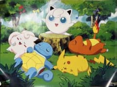 未使用　ポケモン バンプレキャラポスター 当時物 5枚セット プリン　ピッピ 未使用 当時物 バンプレキャラポスター ポケモンポスター プリン