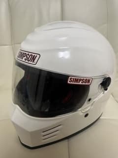 SIMPSON OUTLAW アウトロー 60㎝フルフェイスヘルメット ホワイト