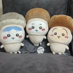 ちいかわ きのこ着ぐるみ BIGぬいぐるみ 全3種類セットのサムネイル