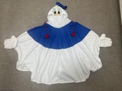 Donald Duck Costume Hooded Poncho