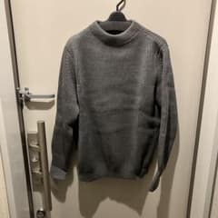 ANDERSEN-ANDERSEN 5-gauge gray knit sweater, size M