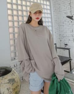 トレーナー Tシャツ 韓国 オーバーサイズのサムネイル