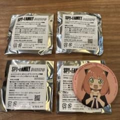 【非売品】SPY×FAMILY DINING 缶バッジ 4個セット（アーニャ他）のサムネイル