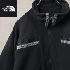 【激レア】ノースフェイス　フリースジャケット　RAGE 完売モデル　刺繍　黒